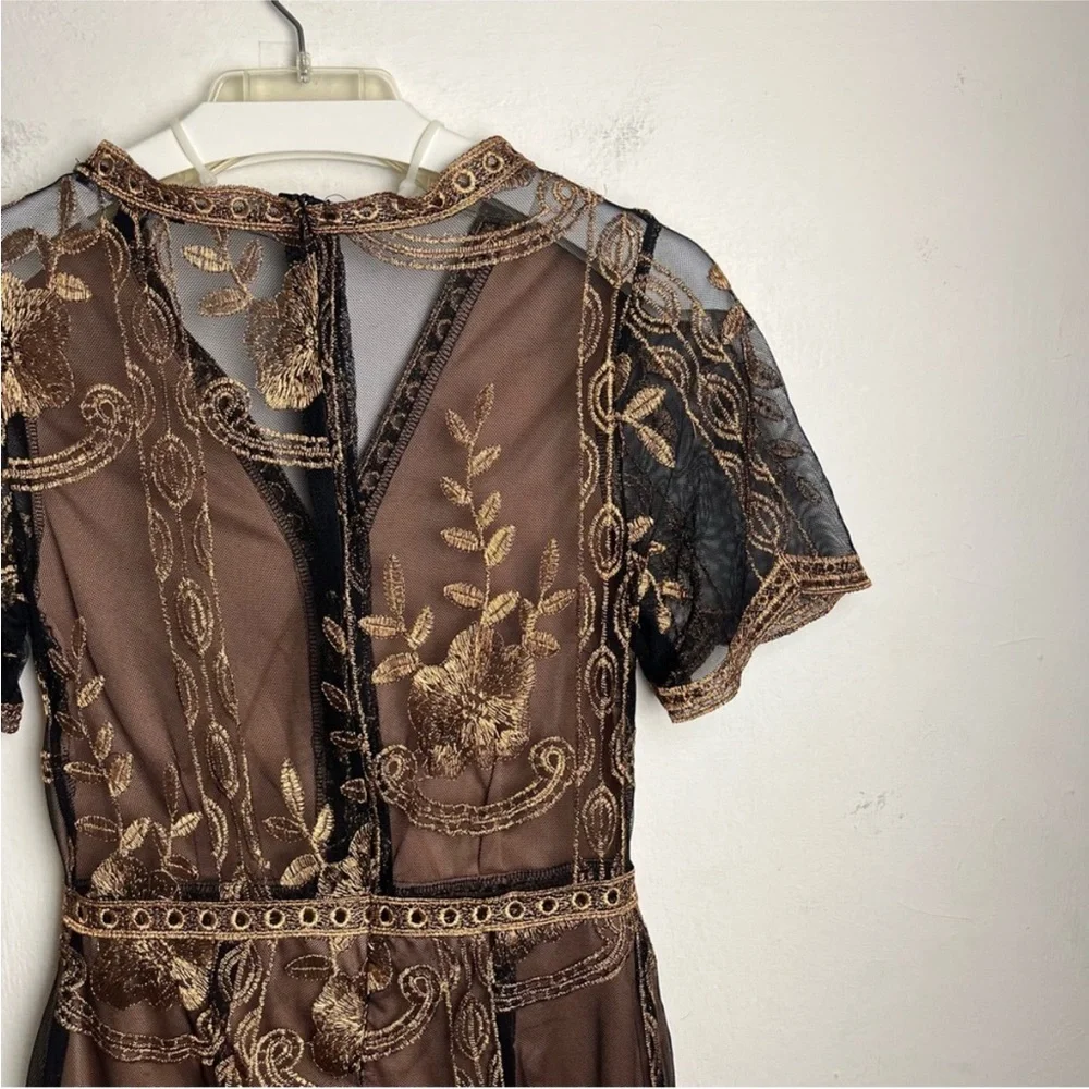 HAUTE MONDE Embroidery Romper